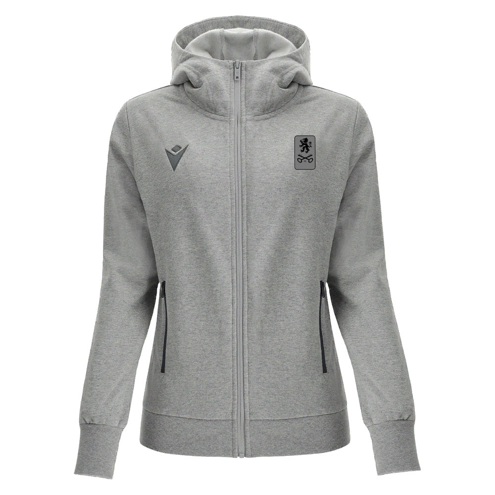 Club 92 Talbot Women's Full Zip Hoodie (Adult) Grey/Black