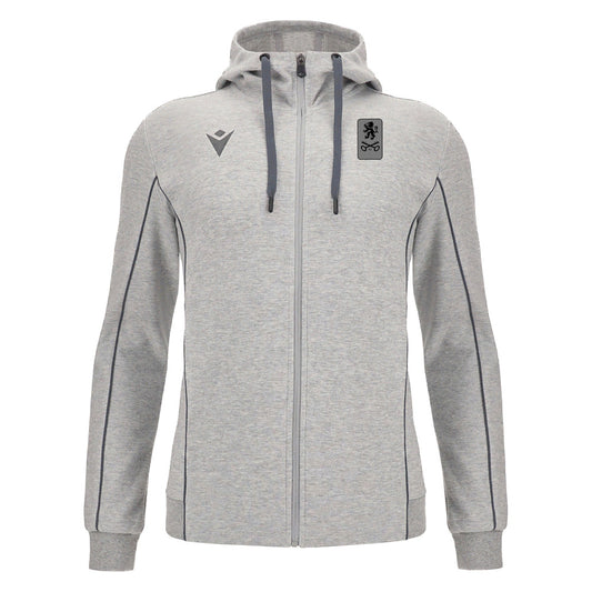 Club 92 Kirkup Full Zip Hoodie (Adult) Grey/Black