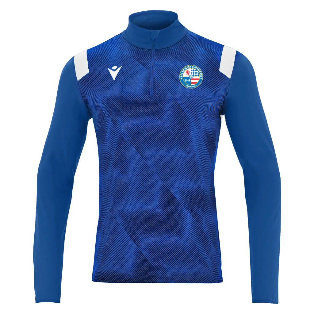 Patterned Quarter Zip Training Top (Adult)